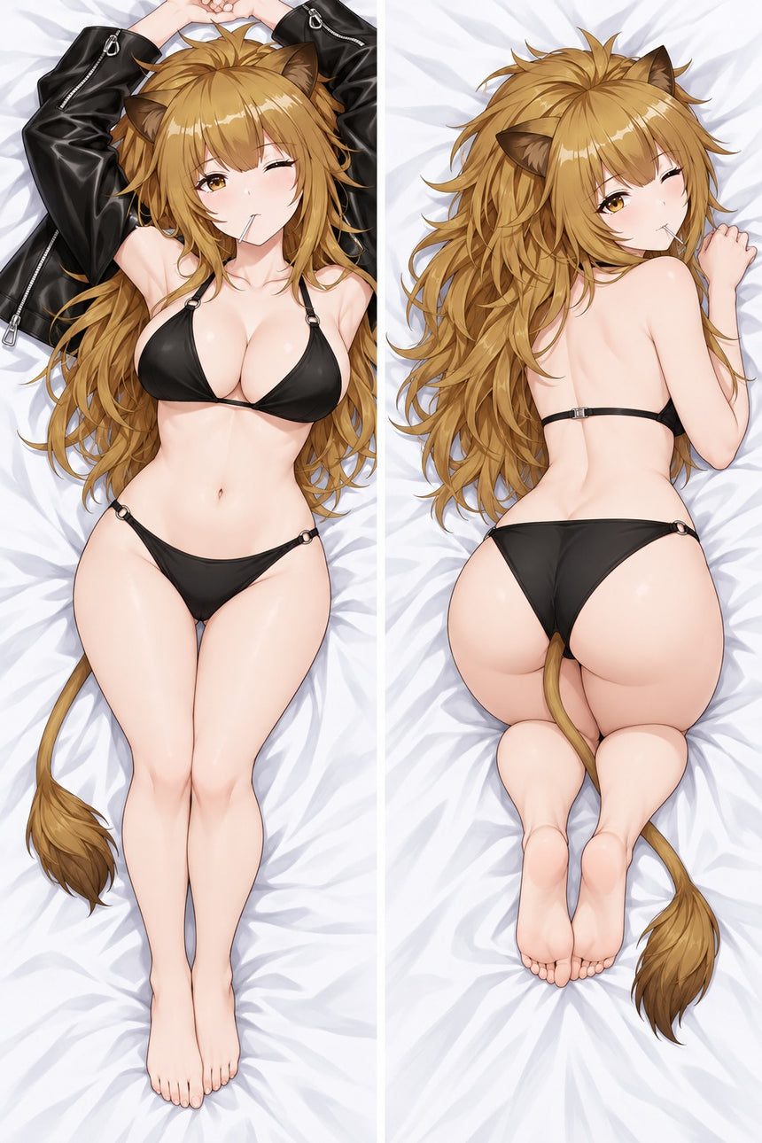 Siege Black Bikini Body Pillow