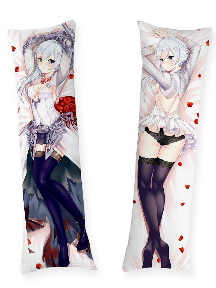 Snow White Nikke bouquet de roses dakimakura