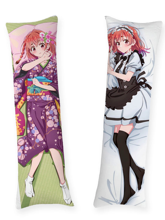 Sumi Sakurasawa kimono violet dakimakura