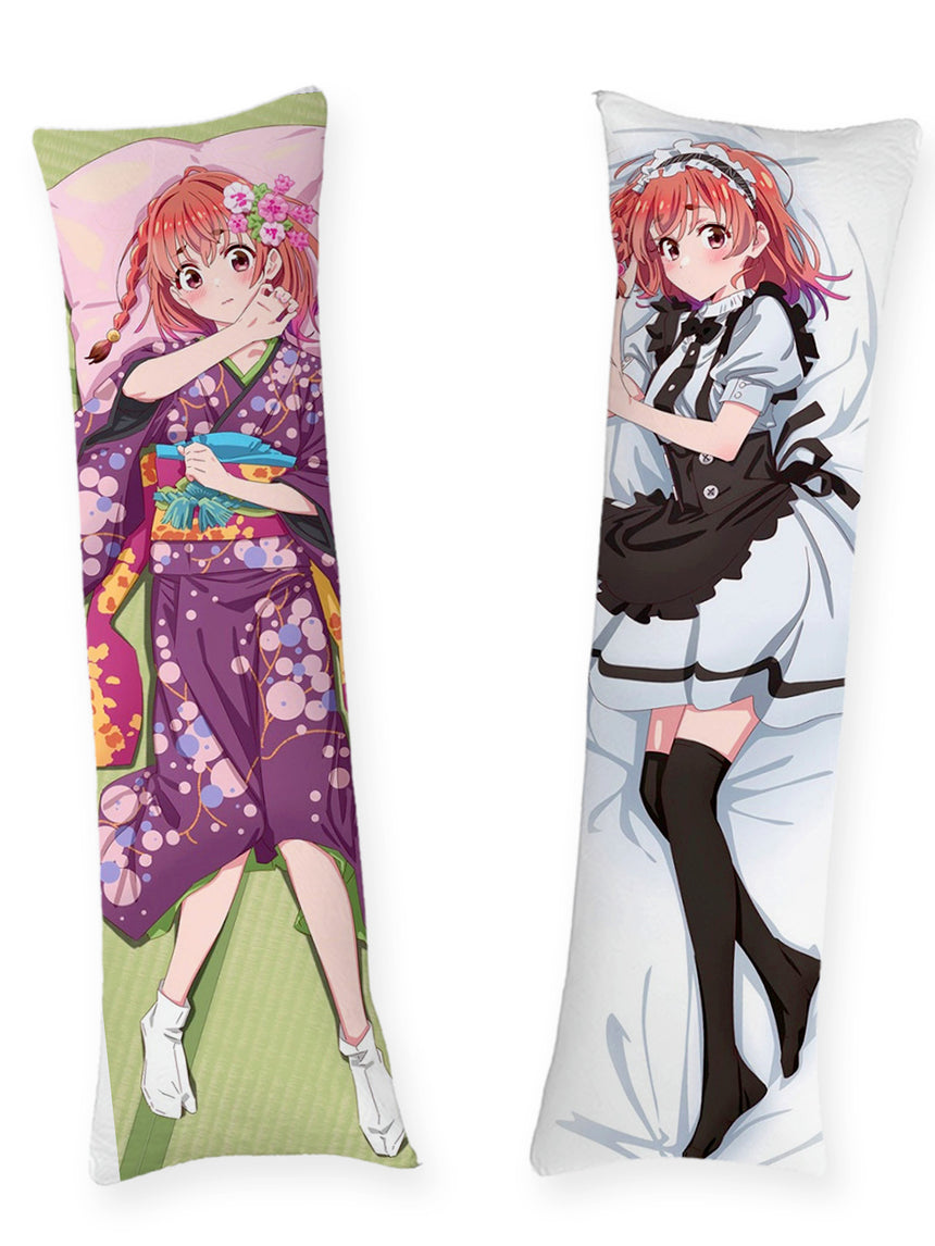 Sumi Sakurasawa kimono violet dakimakura