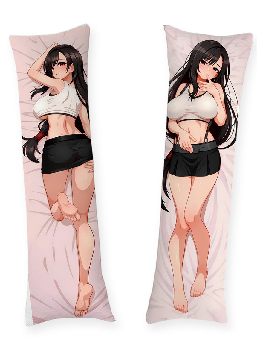Tifa Lockhart jupe noire dakimakura