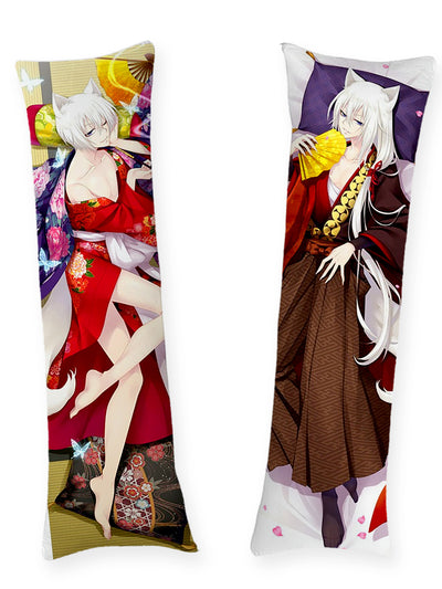 Tomoe esprit renard kimono fleuri dakimakura