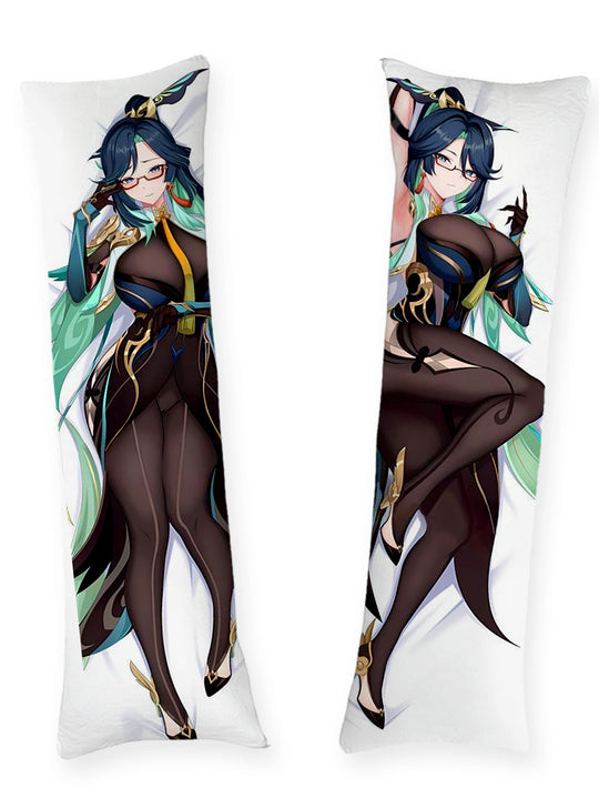 Xianyun body noir et lunettes dakimakura