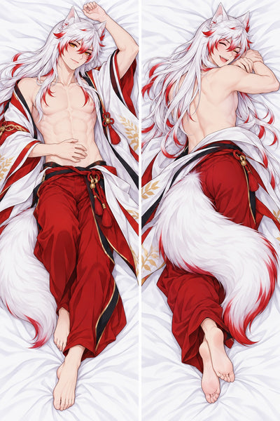 Youko kimono blanc ouvert dakimakura