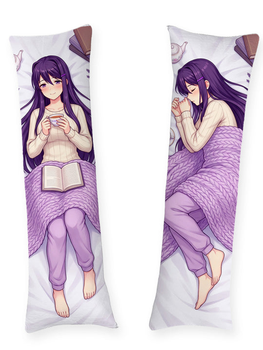 Yuri DDLC plaid douillet et heure du thé dakimakura