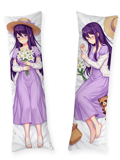 Yuri DDLC pique-nique robe d'été aux lys dakimakura