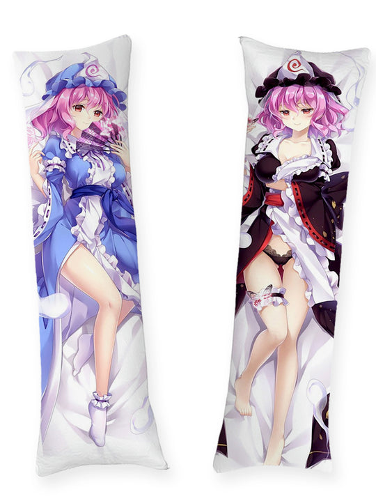 Yuyuko Saigyouji kimono bleu dakimakura