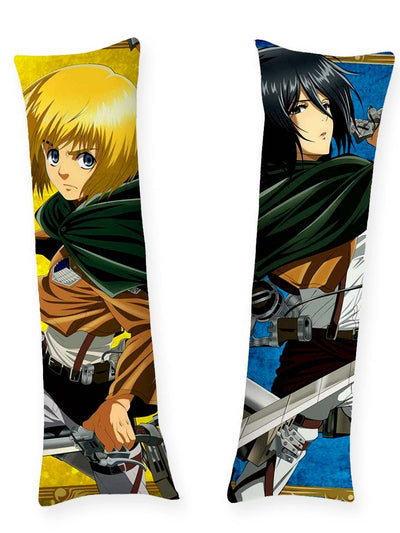 Armin Attack on Titan <br/> Armin and Mikasa Body Pillow